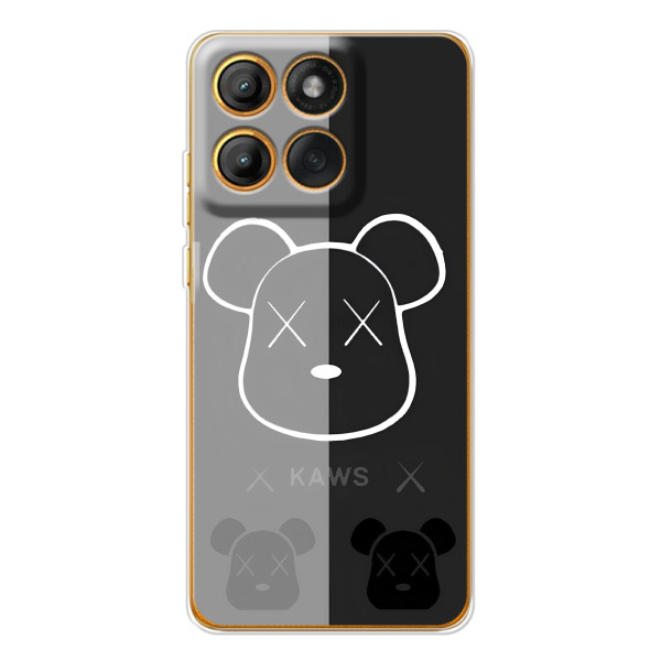Чехлы для Motorola Edge 60 Pro - Bearbrick Louis Vuitton (PREMIUMPrint) – БеарБрик глаза