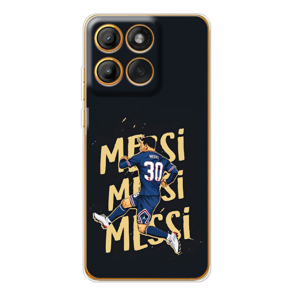Чехлы для Motorola Edge 60 Pro (Leo чемпион) (AlphaPrint) – Messi ПСЖ