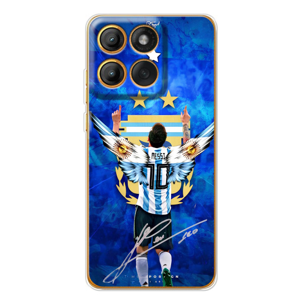 Чехлы для Motorola Edge 60 Pro (Leo чемпион) (AlphaPrint) – Месси сборная