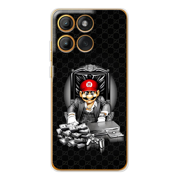 Чехлы с крутыми принтами для Motorola Edge 60 Pro - (PREMIUMPrint) – Супер Марио