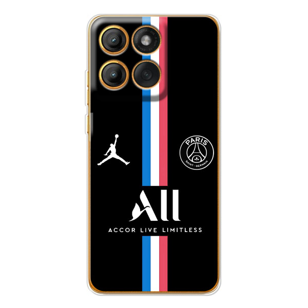 Чехлы PSG для Motorola Edge 60 (AlphaPrint) – футболка ПСЖ