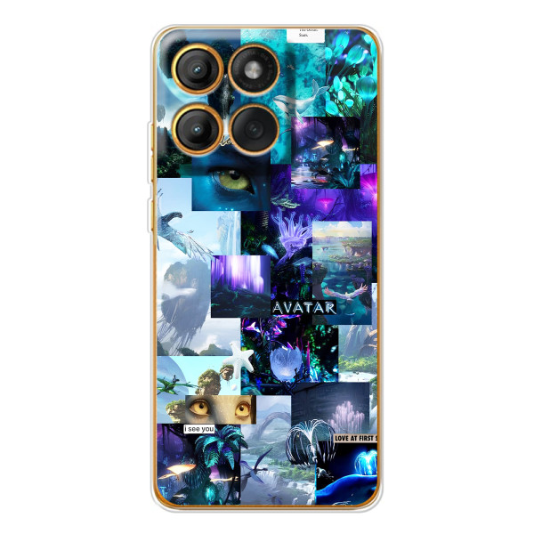 Чехлы с фильма АВАТАР для Motorola Edge 60 (AlphaPrint) – коллаж Аватар