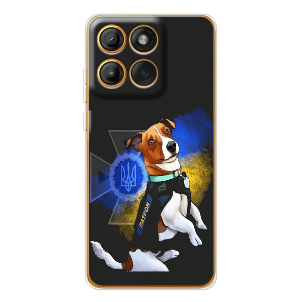 Чехлы с картинкой собаки Патрон для Motorola Edge 60 (AlphaPrint) – Патрон собачка