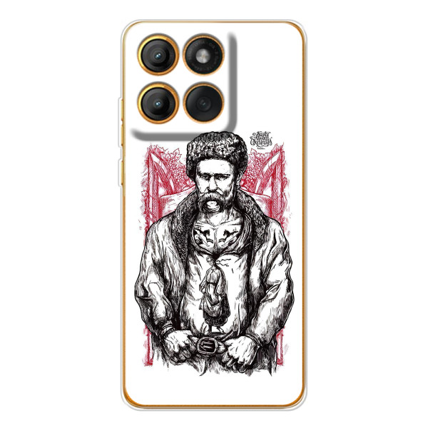 Чехлы для Motorola Edge 60 с принтом Тараса Шевченко (AlphaPrint) – Козак Шевченко