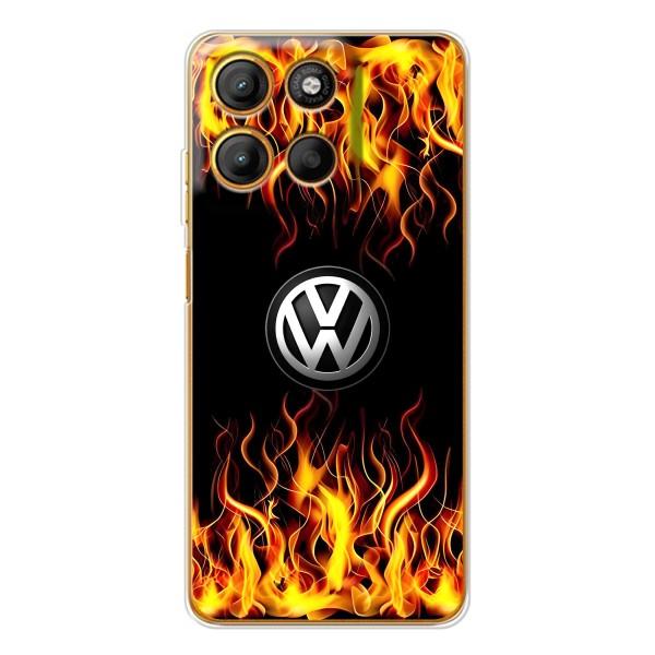 Чехол "Фольксваген" для Motorola Edge 60 – Огненный Лого