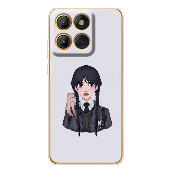 Чохли Венсдей на Motorola Edge 60 Уенсдей (AlphaPrint) – Венздей і Річ