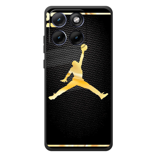 Силиконовый Чехол Nike Air Jordan на Мо Motorola Edge 70 Фюжн Плюс – Джордан 23