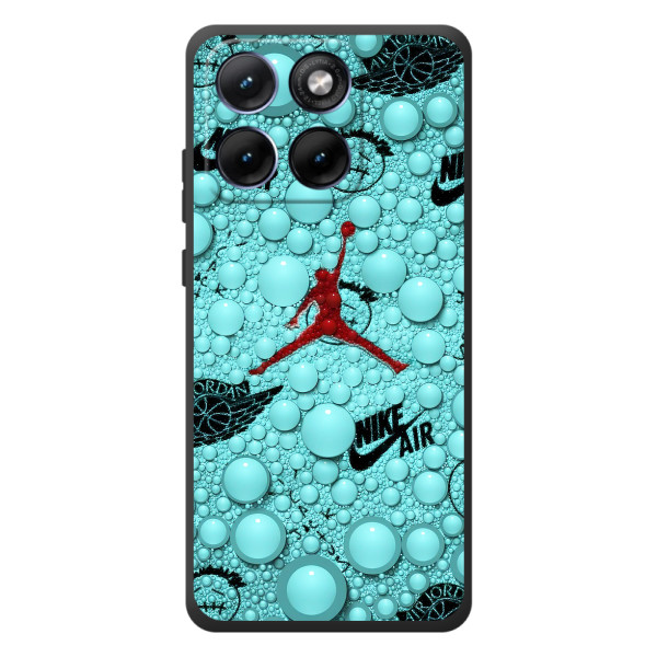 Силиконовый Чехол Nike Air Jordan на Мо Motorola Edge 70 Фюжн Плюс – Джордан Найк