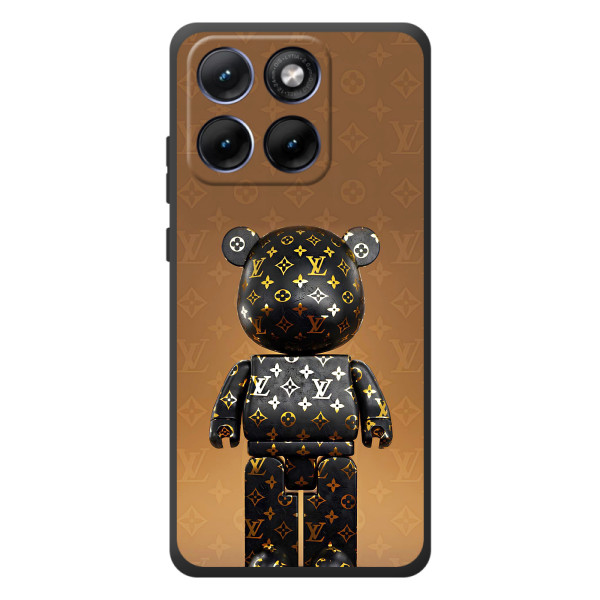 Чохли для Motorola Edge 70 Fusion - Bearbrick Louis Vuitton (PREMIUMPrint)