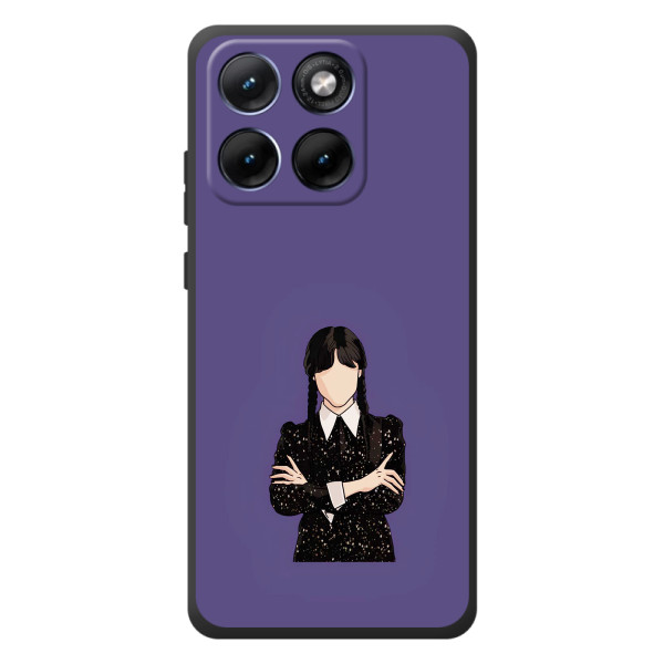 Чехлы Венсдей на Motorola Edge 70 Fusion Уэнсдей (AlphaPrint)