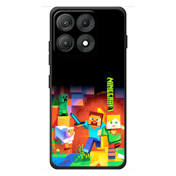 Чехлы для Motorola Edge 70 Max (Персонажи Майн Крафт) – Герой Майнкрафт