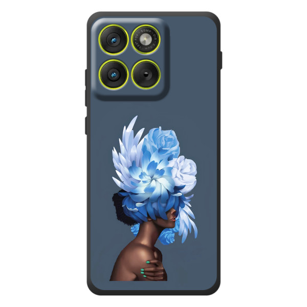 Чехлы (ART) Цветы на Motorola Edge 70 (VPrint)