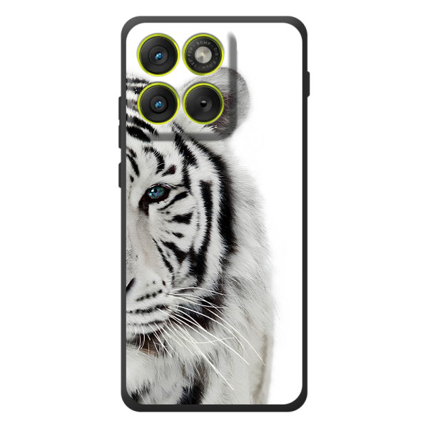 Чехлы с картинками животных Motorola Edge 70 – Белый Тигр