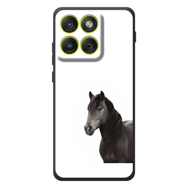 Чехлы с Лошадью дляMotorola Edge 70 (VPrint) – Чорний кінь
