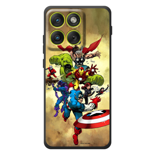 Чохол МАРВЕЛ для Motorola Эд $\overline{ж}70 (AlphaPrint) – Герої Марвел