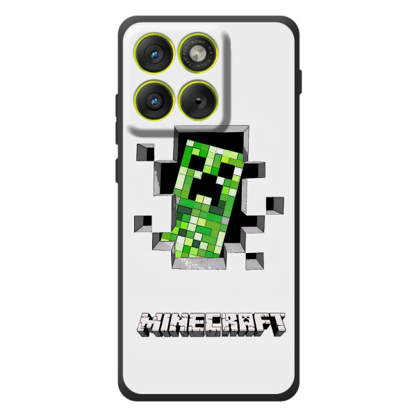 Чехол Майнкрафт на Motorola Edge 70 (AlphaPrint) Minecraft