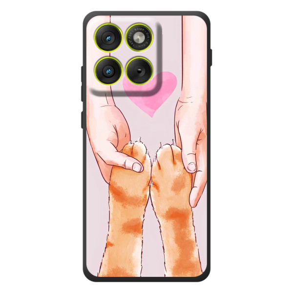 Чохол на Motorola Эд $\overline{ж}70 з Котиками (VPrint) – Любовь до котиків