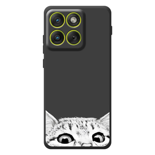 Чохол на Motorola Эд $\overline{ж}70 з Котиками (VPrint) – Виглядає котик