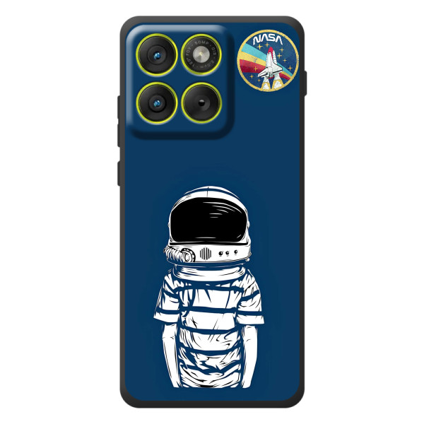 Чохол NASA для Motorola Edge 70 (AlphaPrint) – Хлопчик в шоломі
