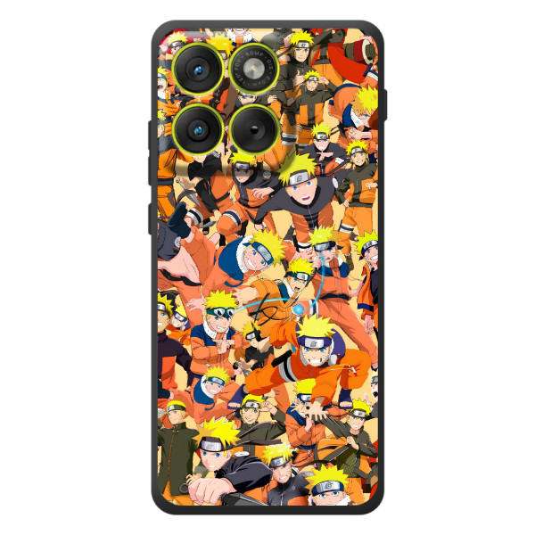 Чехлы с принтом Наруто на Motorola Edge 70 – Коллаж Наруто
