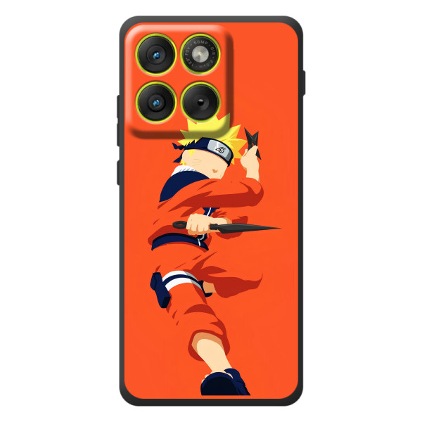 Чехлы с принтом Наруто на Motorola Edge 70 – Силуэт Наруто