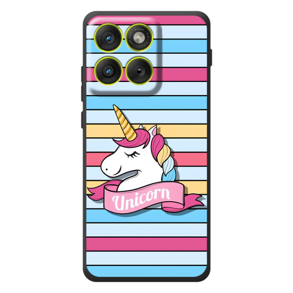 Чехол для \[Введите запрос]Motorola Edyzh 70 - (Единорожки - Новинки) (AlphaPrint)