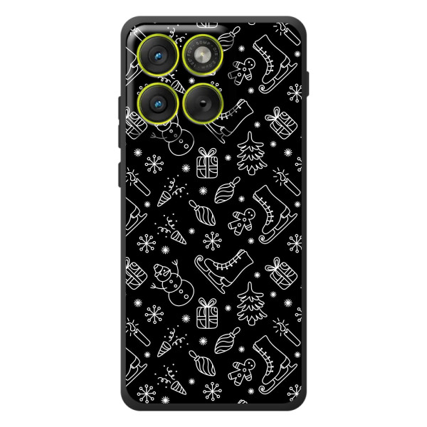 Новогодние, Праздничные Чехлы для Motorola Edge 70 - 2024 год – Новогодний фон