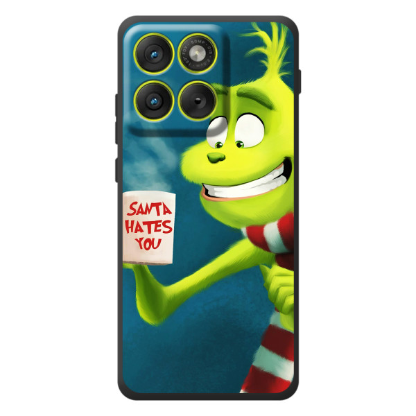 Різдвяні Чохли для Motorola Edge 70 (VPrint) – Зелений Грінч