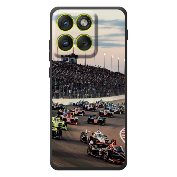 Чехол с прнтом Формула 1 на Motorola Edge 70 – Гонка Формула-1