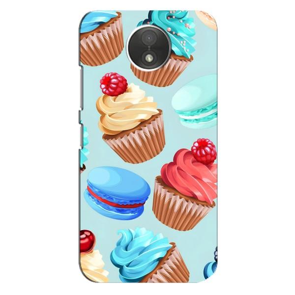 Чехлы с Фруктами для Motorola Moto C (XT1750) (VPrint) – Кексики
