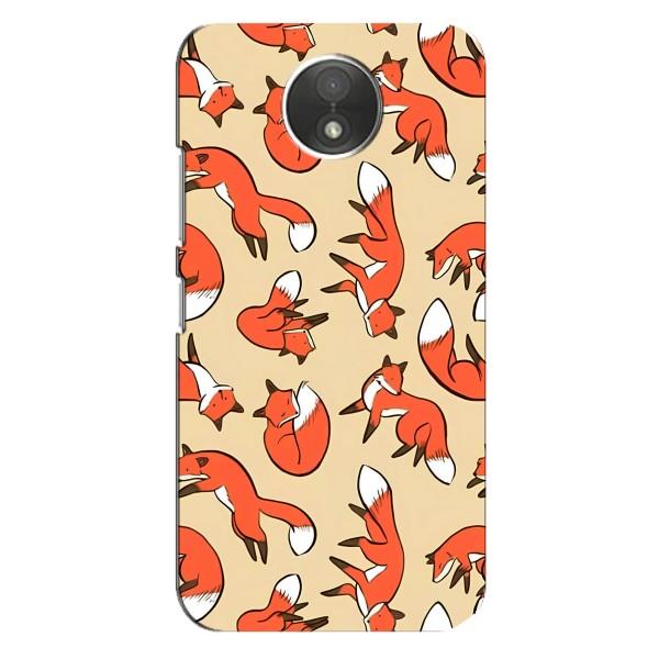 Чехлы с картинкой Лисички для Motorola Moto C (XT1750) (VPrint) – Лисички