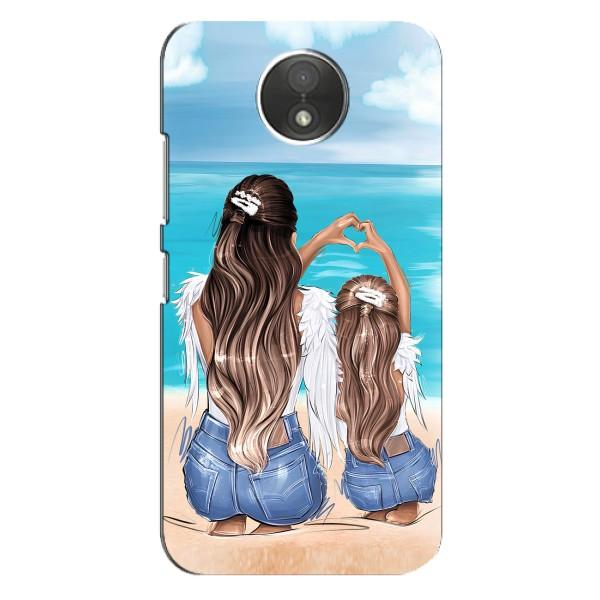 Чохол з друком для Motorola Moto C (XT1750) - (Мама з дитинкою) (AlphaPrint) – Мама з донькою