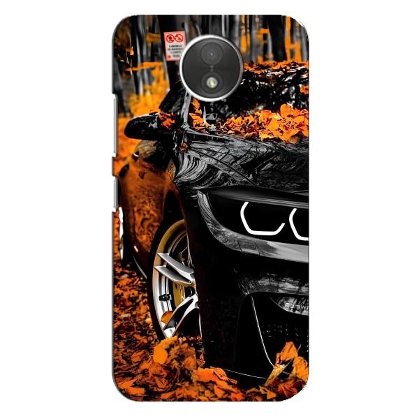 Чехлы с Машинами на Моторола МОТО C ХТ1750 (VPrint) – Черная Машина