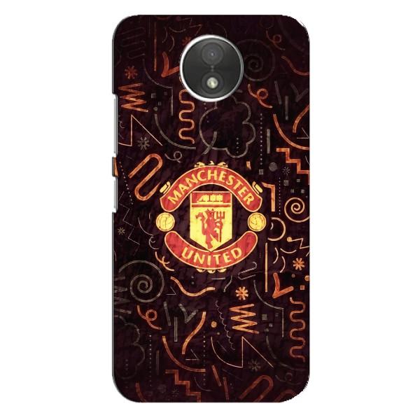 Чехол Манчестер Юнайтед для Моторола МОТО C ХТ1750 (AlphaPrint) – эмблема МЮ
