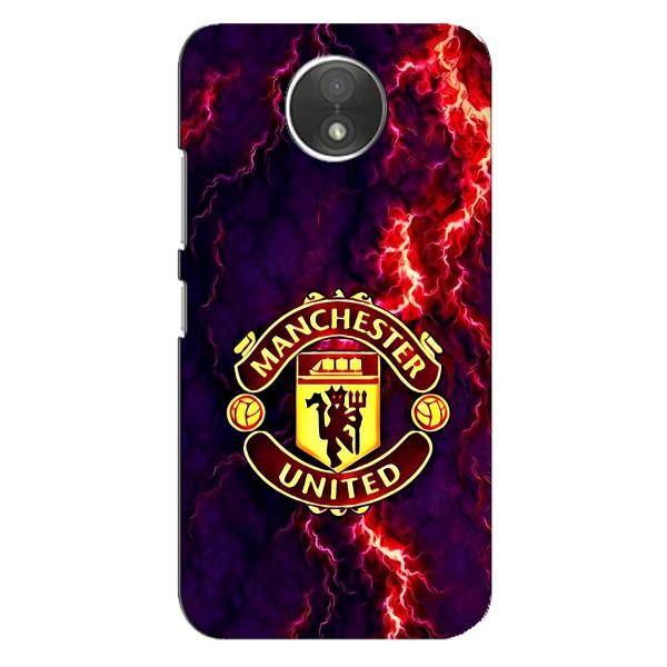 Чехол Манчестер Юнайтед для Моторола МОТО C ХТ1750 (AlphaPrint) – огненный Манчестер