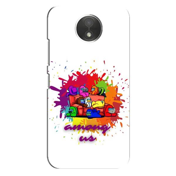 Чехол Амонг Ас для Motorola Moto C (XT1750) (AlphaPrint) – Яркий АмонгАс