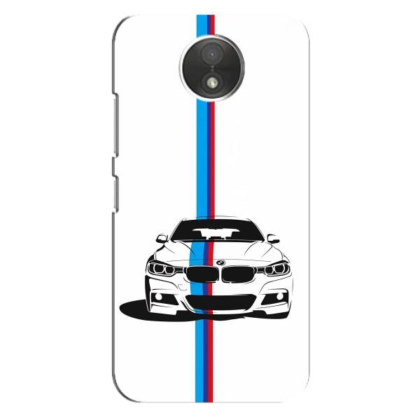 Чехол для Моторола МОТО C ХТ1750 - с принтом БМВ (AlphaPrint) – Машина БМВ