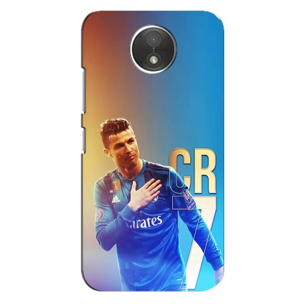 Чехол Криштиану Роналду для Motorola Moto C (XT1750) (AlphaPrint) – CR7 Real
