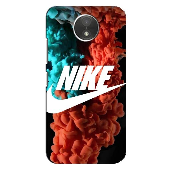 Чохол для Motorola Moto C (XT1750) - з принтом Найк (AlphaPrint) – Димчастий найк