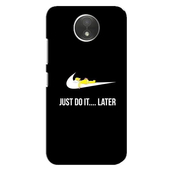 Чехол с Симпсонами для Motorola Moto C (XT1750) (VPrint) – Гомер Later