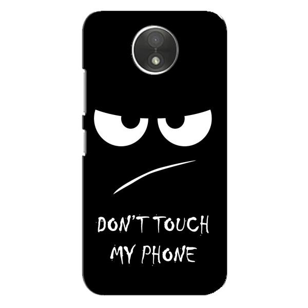 Чохол з прикольним текстом на Motorola Moto C (XT1750) – Dont