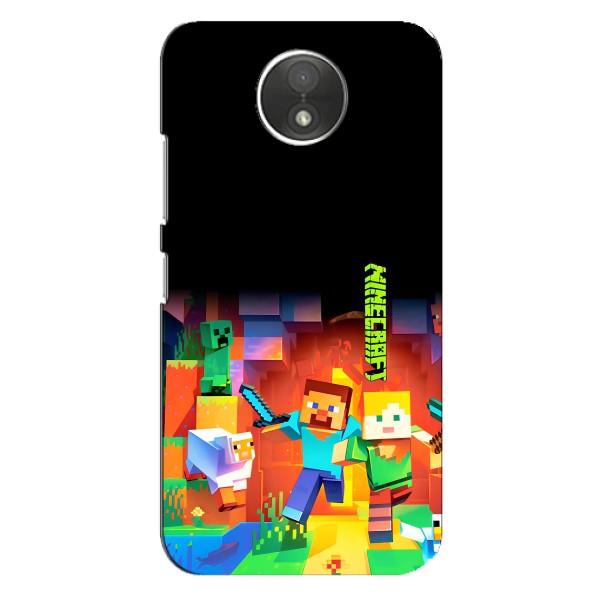 Чохли для Motorola Moto C (XT1750) (Персонажі МайнКрафт) – Герой Майнкрафт
