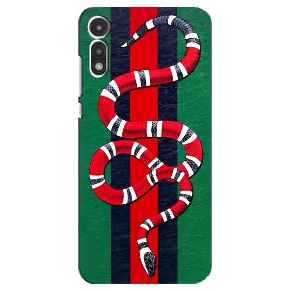 Чохли  GUCCI для Моторола МОТО Е 2020 (AlphaPrint) – Gucci змія