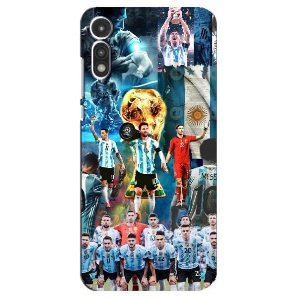 Чехлы Месси для Motorola MOTO E 2020 (AlphaPrint) – Аргентина Месси