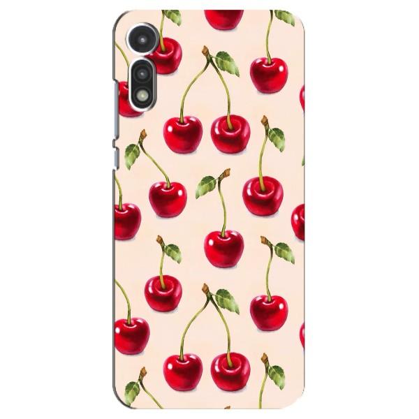 Чохли з фруктами для Motorola MOTO E 2020 (VPrint) – Черешня