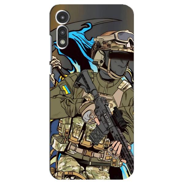 Чехлы с картинкой ЗСУ для Motorola MOTO E 2020 (AlphaPrint) – Воїн ЗСУ