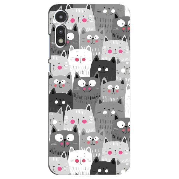 Чохли з Котиками для Motorola MOTO E 2020 (VPrint) – Мальовані котики