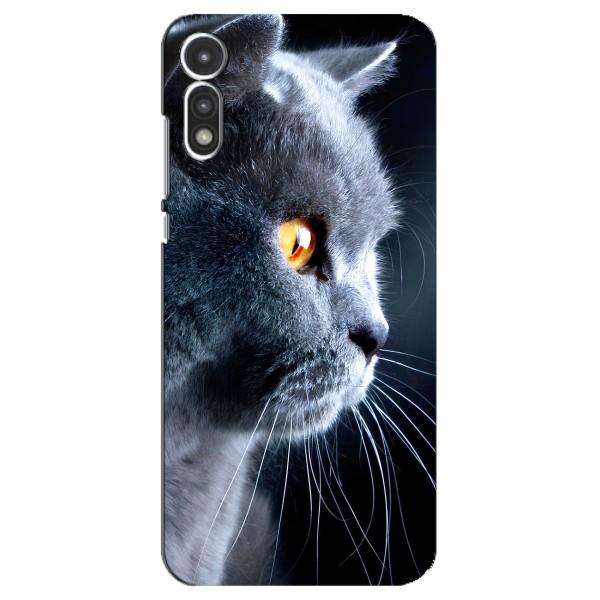 Чохли з Котиками для Motorola MOTO E 2020 (VPrint) – Сірий Кіт