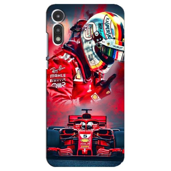 Чохли з Машинами на Моторола МОТО Е 2020 (VPrint) – Гонщик