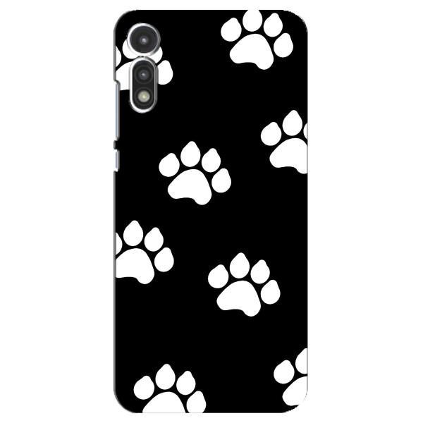 Чехлы с собаками для Motorola MOTO E 2020 (VPrint) – Следы собаки